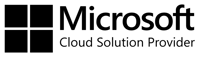 microsoft cloud service provider logo black
